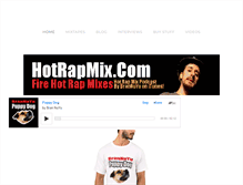 Tablet Screenshot of hotrapmix.com